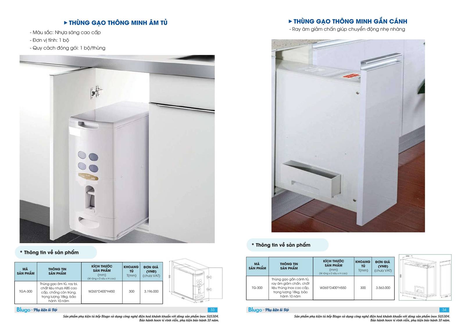 Thiết bị bếp BLUGO Catalogue và Bảng giá mới nhất tại Bình Dương /Page 17